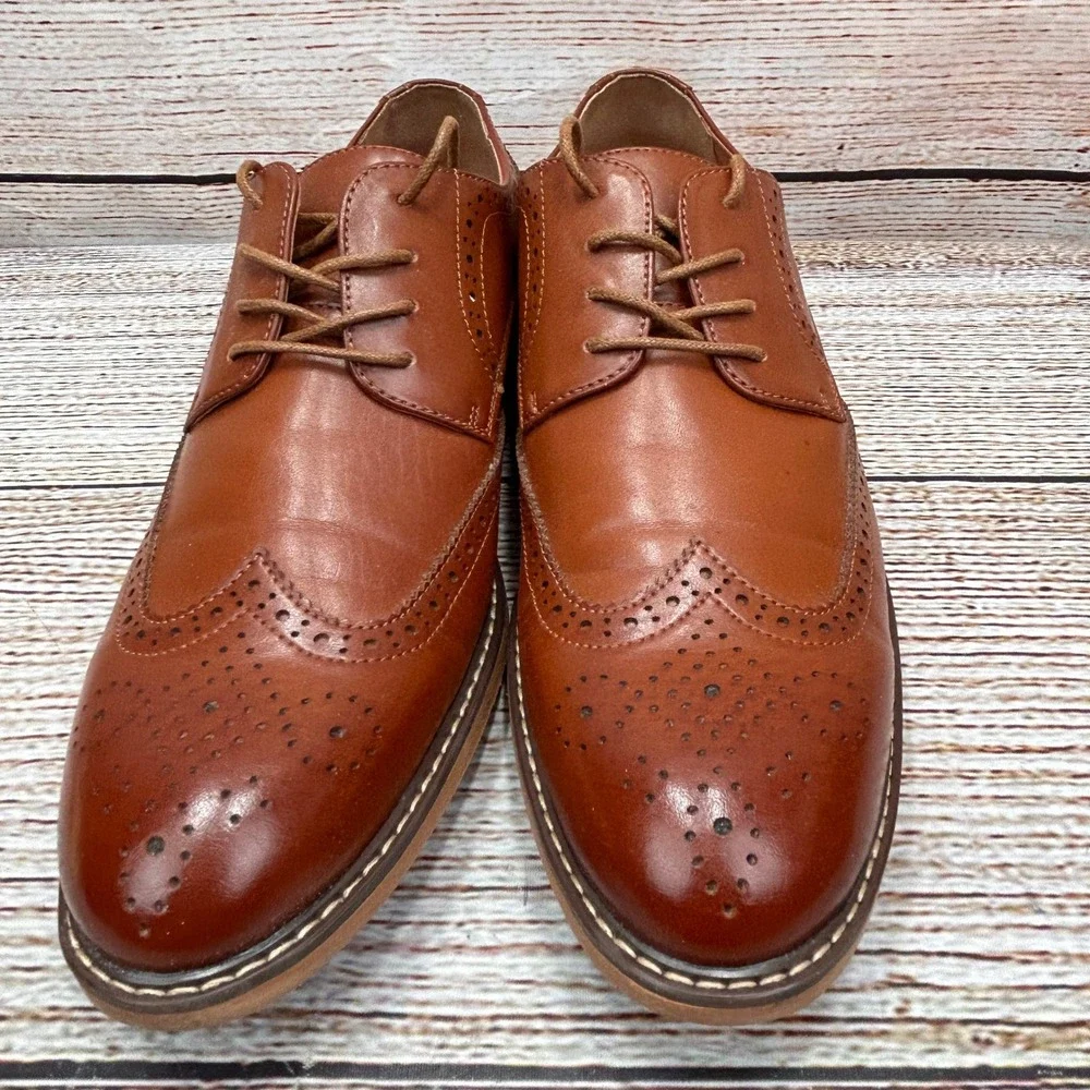 Temeshu Men's Dress Shoes Casual‎ Oxford Shoes Business Formal Shoes Size 12